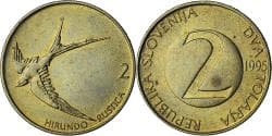 Slovenia, 2 Tolarja, 1995