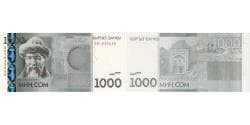 KYRGYZSTAN, 1000 Som, 2010, KM:18, UNC(65-70)