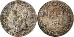 Coin, Venezuela, 25 Centimos, 1960, , Silver, KM:35a