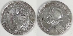 PANAMA - Republic, 1934, ½ Balboa, Very Fine