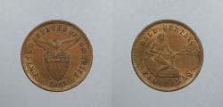 PHILIPPINES: 1903 1/2 Centavo