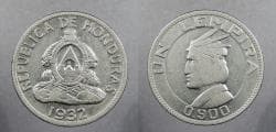HONDURAS: 1932 Phila. Mint Lempira