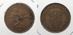 PHILIPPINES: 1927-M Centavo