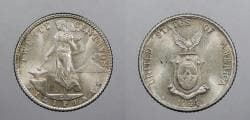 PHILIPPINES: 1944-D Denver mint 20 Centavos