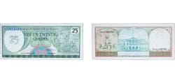 Suriname Republic 1985 25 Gulden Paper (1600000) UNC P 127 Plomp PLS19.3