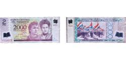 Paraguay Republic 2009 2000 Guaranies Polymer XF P 228