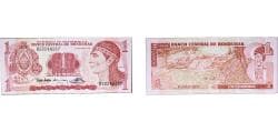 Honduras Republic 1992 1 Lempira (Without vertical bar) Paper UNC P 68