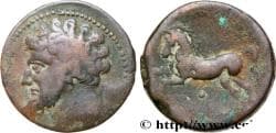 NUMIDIA - KINGDOM OF NUMIDIA - MASINISSA or MICIPSA Cirta, Numidie c. 150 AC. (27mm, 11,81g, 12h)