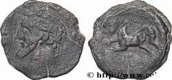 NUMIDIA - KINGDOM OF NUMIDIA - MASINISSA or MICIPSA Cirta, Numidie c. 150 AC. (25,5mm, 8,40g, 12h)