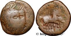 NUMIDIA - RUSICADE Numidie, Rusicade ou Utique c. 150 AC. (29,5mm, 14,63g, 4h)