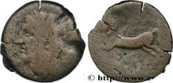 NUMIDIA - KINGDOM OF NUMIDIA - MASINISSA or MICIPSA Cirta, Numidie c. 150 AC. (26,5mm, 13,76g, 12h)