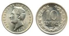 El Salvador KM130a(U) 10 Centavos