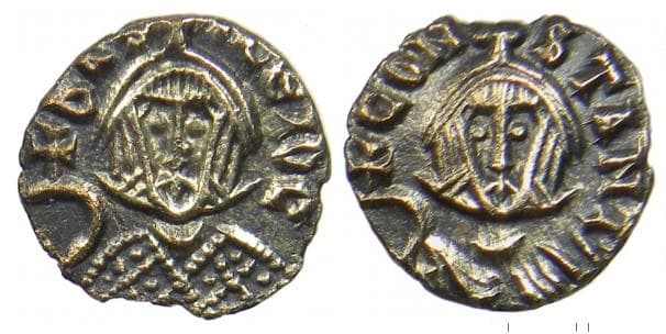 SB 1715 Basil I with Constantine
