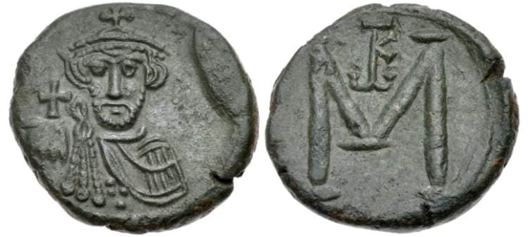 SB 1004 Constans II, AE Follis, Constantinople