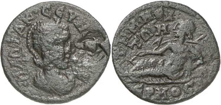 BMC 36 Otacilia Severam AE22 of Temnos, Aeolis