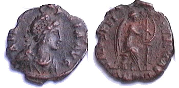 Antioch RIC 54 Aelia Flaccilla AE4