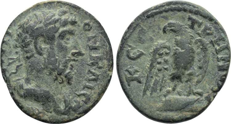 Cestrus Levante 7-9 Aelius AE23 of Cestrus, Cilicia
