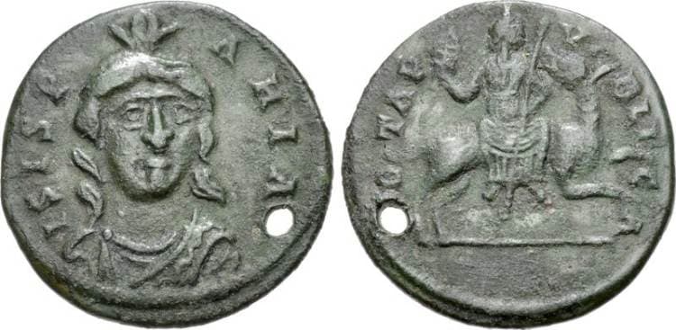 Alfoeldi 369a Anonymous, AE19, Festival of Isis issue, 2