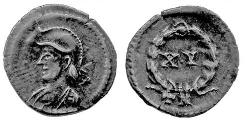 RIC IX 110 Anonymous Half-siliqua, Trier, AD 375-92, poss