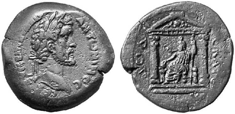 Alexandria Dattari-Savio 8908 Antoninus Pius, AE35 drachm of Alexandria, Egypt