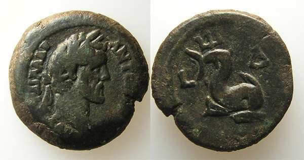 Alexandria Dattari 3116 Antoninus Pius, AE17 obol, Alexandria, Egypt