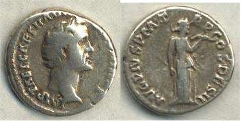 RIC 7 Antoninus Pius Denarius