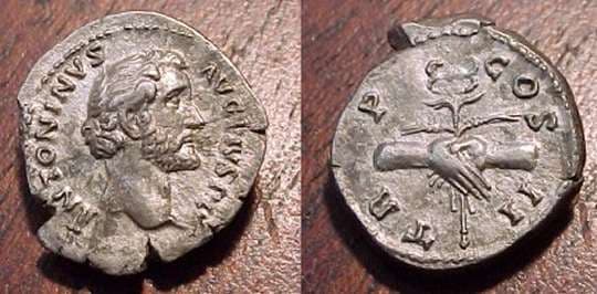 RIC 43 Sear 4111 Antoninus Pius Denarius