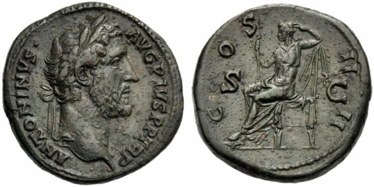 RIC 764 type 2 Antoninus Pius