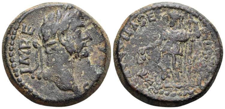 Olbasa Aulock 2 Antoninus Pius, AE25 of Olbasa, Pisidia