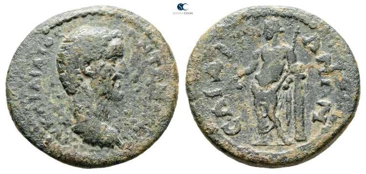 Sardes Istanbul 9079 Antoninus Pius, AE27 of Sardes, Lydia