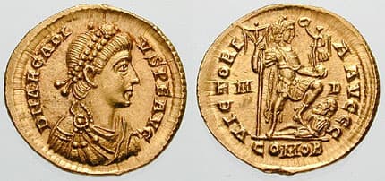 Milan RIC X 1205a Arcadius AV Solidus