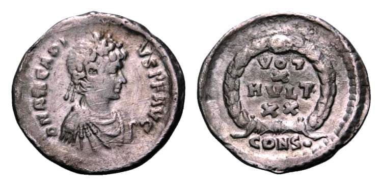 Constantinople RIC IX 77e Arcadius, AR siliqua, Constantinople
