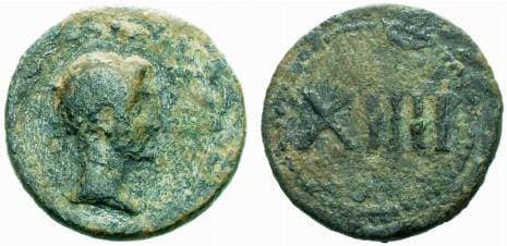 Buttrey 3, 14 Augustus, AE Tessera