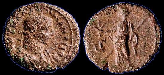 Alexandria Milne 4359 Aurelian, AE tetradrachm of Alexandria, Egypt