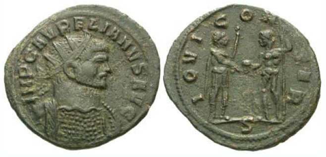RIC 274, S Aurelian, AE antoninianus