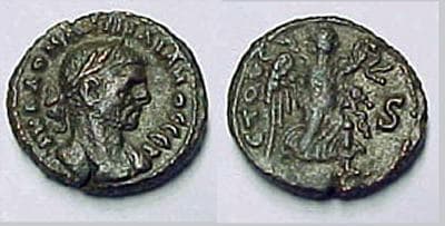 Alexandria milne 4444 Aurelian Potin Tetradrachm of Alexandria