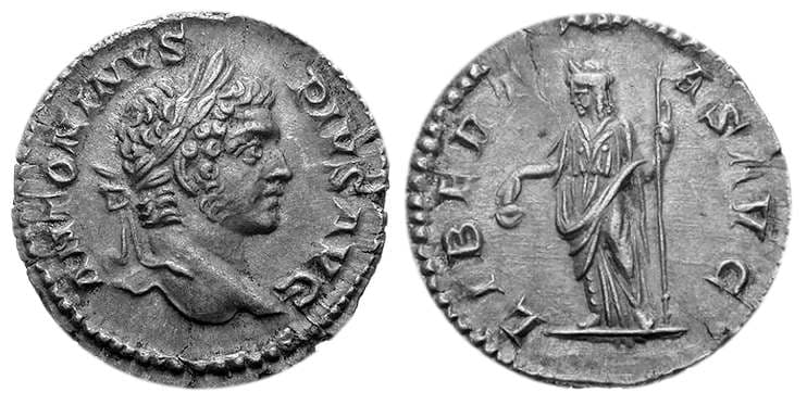 RIC 161 Sear 6817 Caracalla Denarius