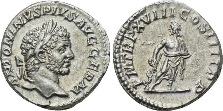 RIC 252 Caracalla AR Denarius