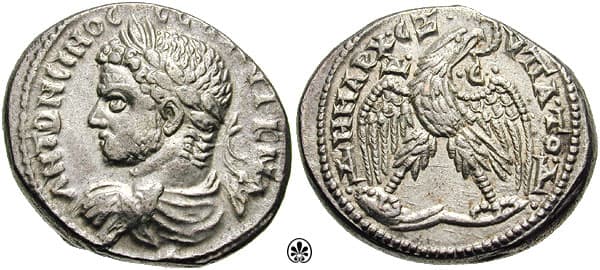 Antioch Syria Prieur 228 Caracalla AR Tetradrachm of Antioch, Syria