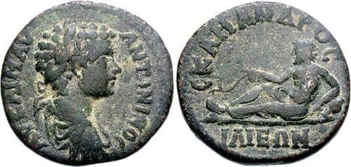 Ilion Bellinger T240 var Caracalla AE29 of Ilion, Troas, 17