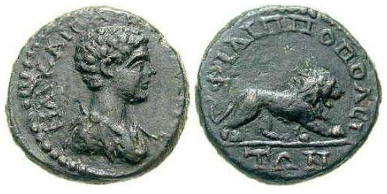 Philippopolis Varbanov 1576 Caracalla AE19 of Philippopolis, Thrace