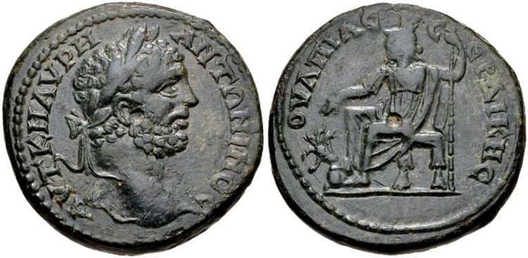 Serdica Ruzicka 123 (2) Caracalla, AE29 of Serdica, Thrace