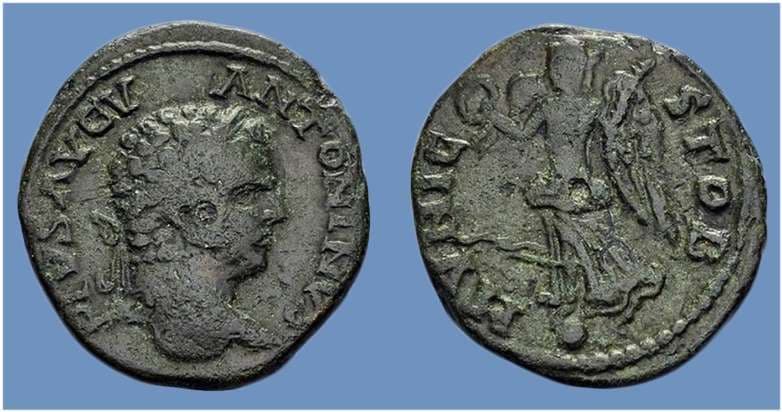 Stobi Varbanov 3980 Caracalla, AE23, 5