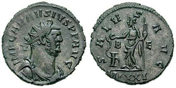 RIC 155 Carausius AE Antoninianus