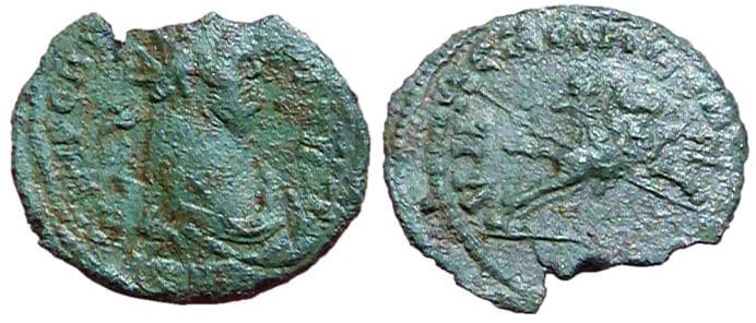 RIC 1036 Carausius, AE antoninianus, Uncertain British mint