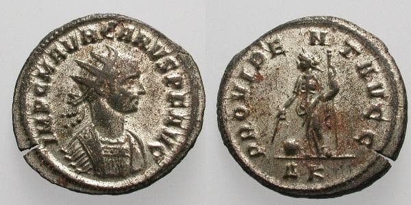 RIC 42 Carus Silvered AE Antoninianus