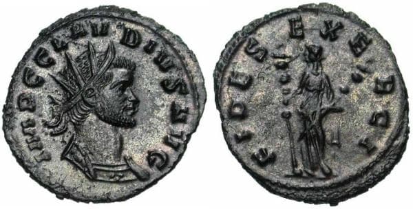 RIC 34 Claudius II AE antoninianus