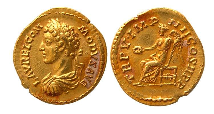 RIC 8b Commodus AV Aureus