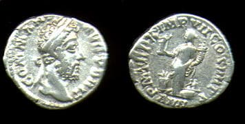 RIC 106v Commodus Denarius