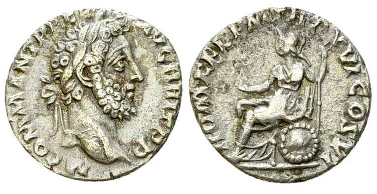 RIC 224 Commodus Denarius